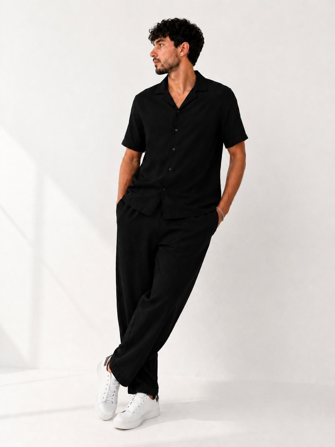Ensemble Noir — Chemise + Pantalon