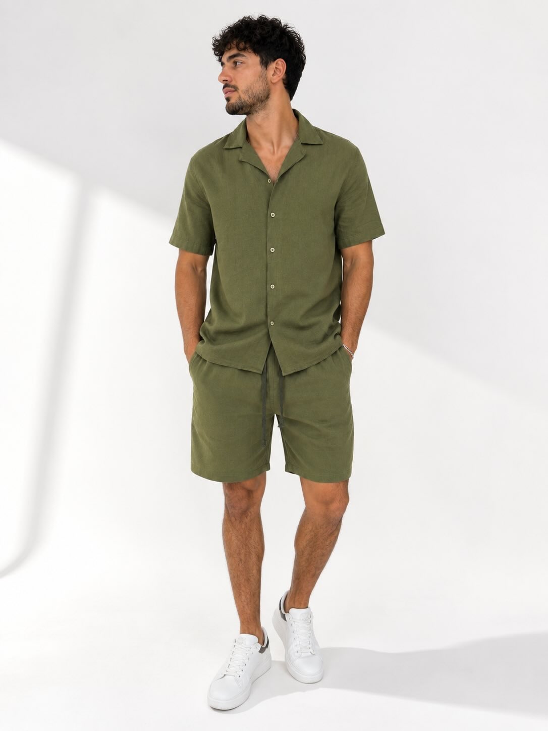 Ensemble Kaki — Chemise + Short