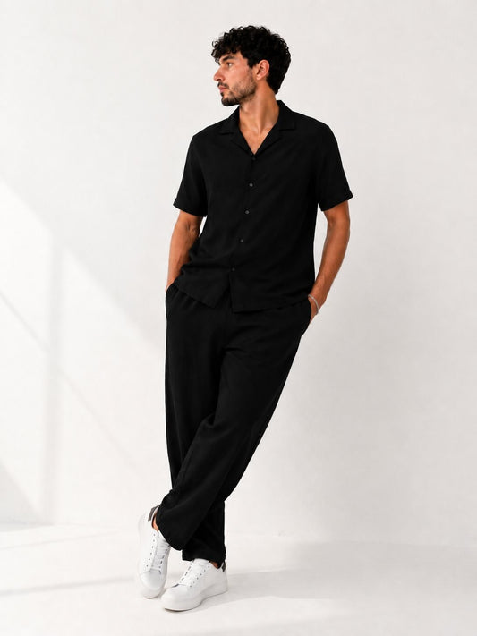 Ensemble Noir — Chemise + Pantalon