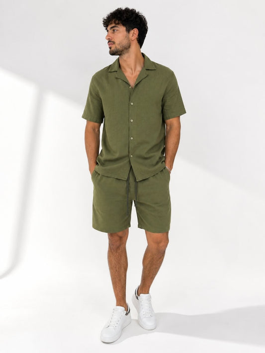 Ensemble Kaki — Chemise + Short