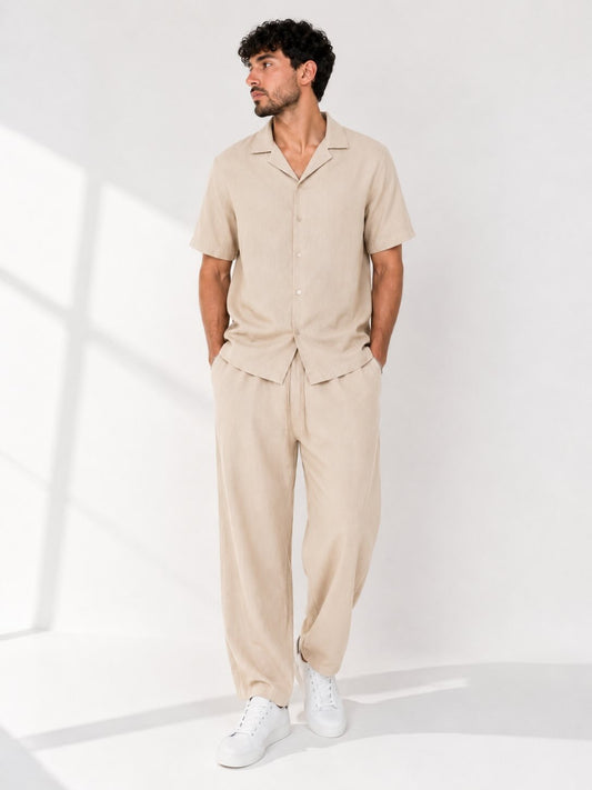 Ensemble Sable — Chemise + Pantalon